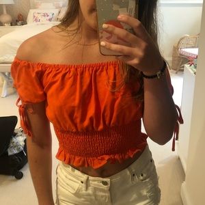 Lost and Wander orange top
